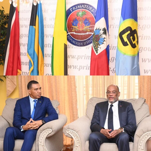 RENCONTRE ENTRE LE PREMIER MINISTRE ARIEL HENRY ET LA DÉLÉGATION DE LA CARICOM